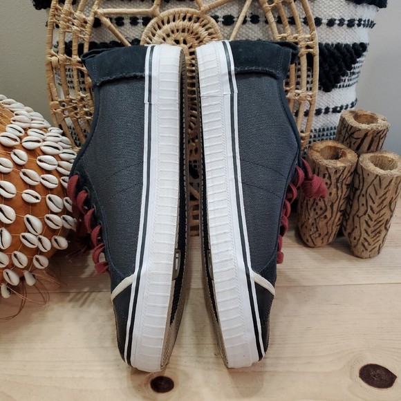 Sorel Sentry Distressed Leather Sneakers Colorblock Gray Black Men's 11.5 EUC - Picture 7 of 15